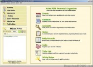 Aries PIM Personal Organizer Software screenshot